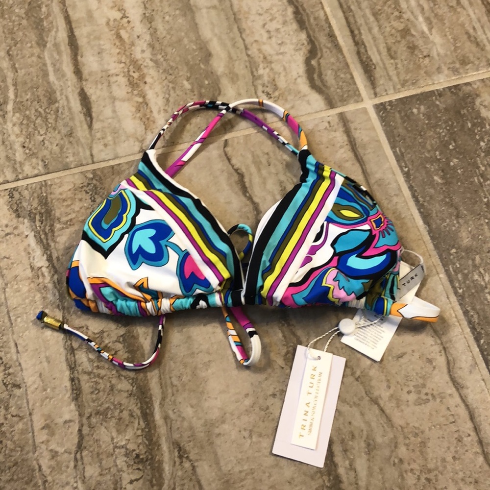 NWT Trina Turk Mandalay Triangle Top Size 6
